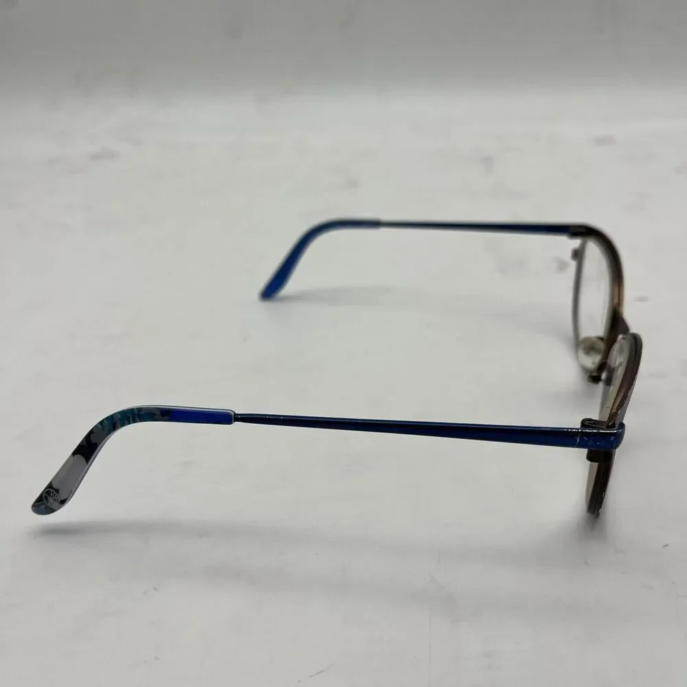 VERA BRADLEY CAMILA CAMOFLORAL BLUE EYEGLASSES SIZE: 53-16-135